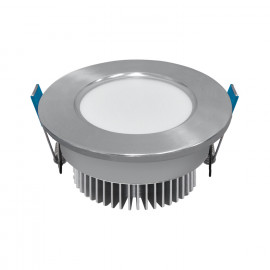 OJO DE BUEY LED 5W 6000K CIRCULAR PLATA