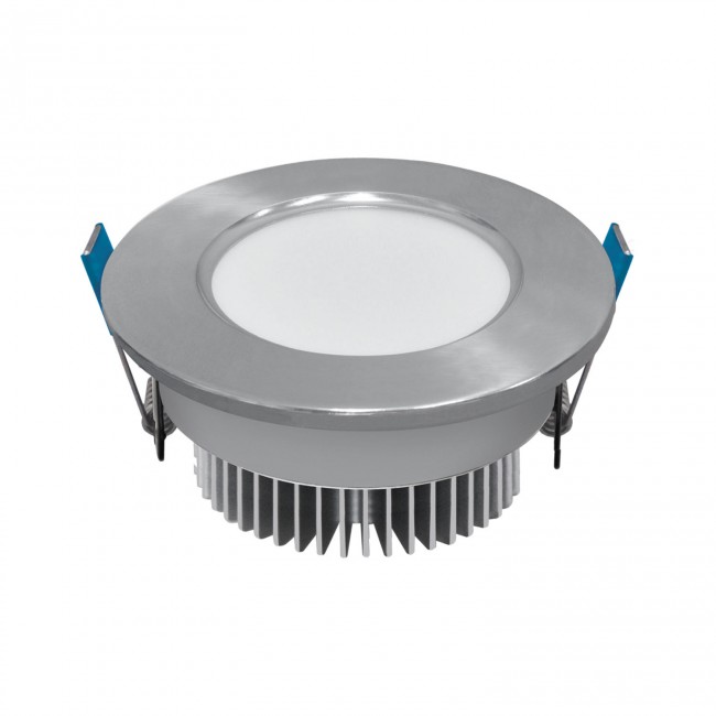 OJO DE BUEY LED 5W 3000K CIRCULAR PLATA
