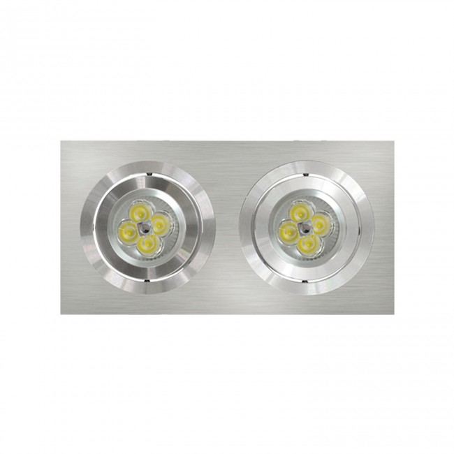DOWNLIGHT RECT. 2 FOCOS ALUMINIO DOWNLIGHT RECT. 2 FOCOS ALUMINIO