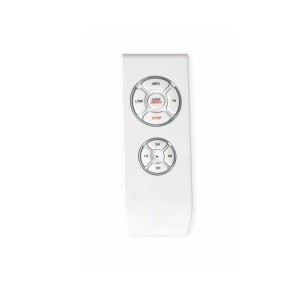 Ventilador LED 18W 3 palas madera reversibles haya y blanco con mando regulable en color