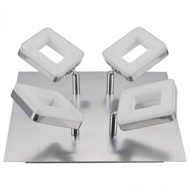 PLAFÓN 4 FOCOS LED CUADRADO 24W 4000K PLAFÓN 4 FOCOS LED CUADRADO 24W 4000K